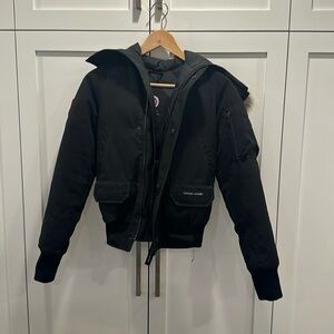 Canada Goose Youth Rundle Bomber with fur trim